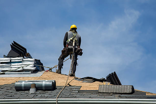 Professional Roof Replacement technician working in Freeman, MO
